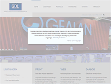 Tablet Screenshot of gdl-marketing.de